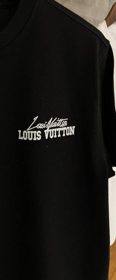 Louis Vuitton Puff Logo Printed Tshirt