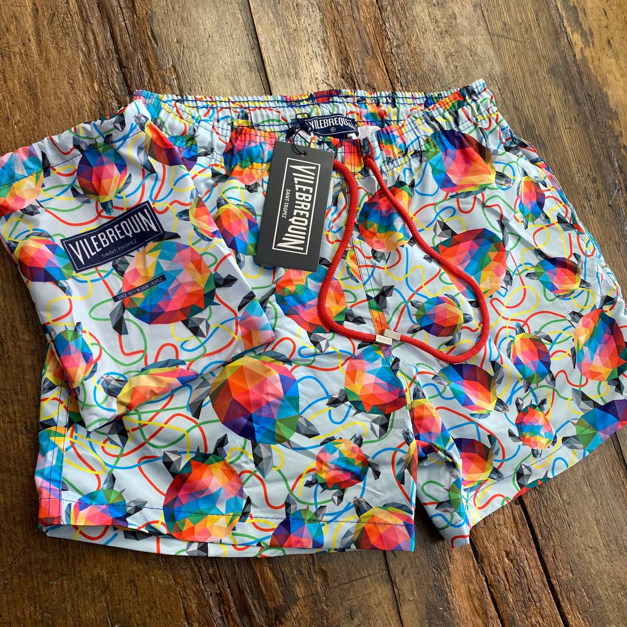 Vilebrequin Gray Swimshort For Men