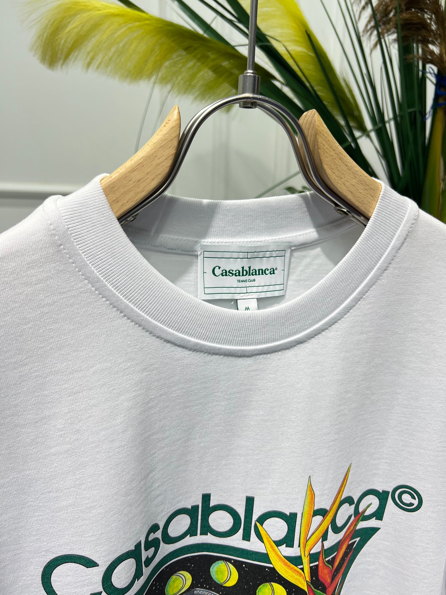 Casablanca tennis club White Tshirt For Men
