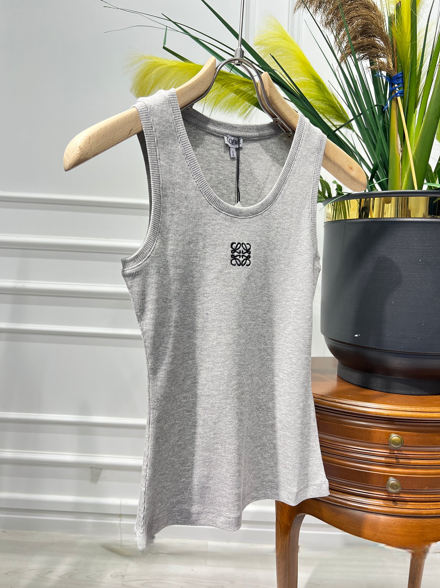 Anagram Embroidered Logo Tank Top For Women