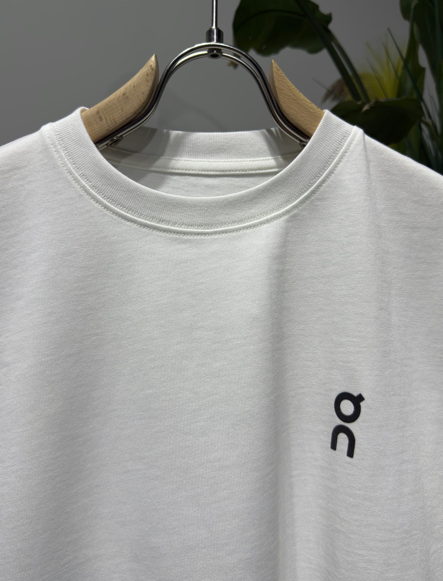 ON Rubber Logo White Tshirt For Men