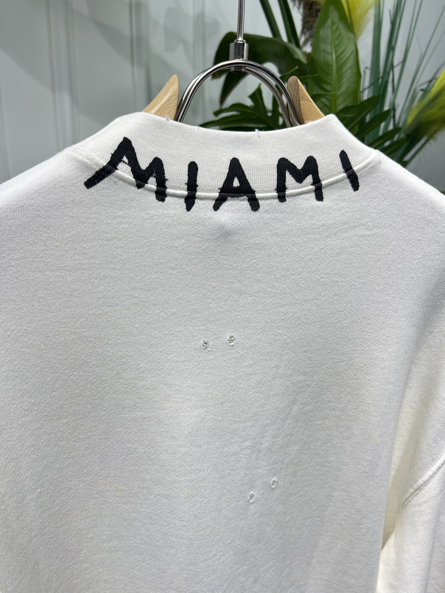 Palm Angels dirty/cutting sweatshirt for men