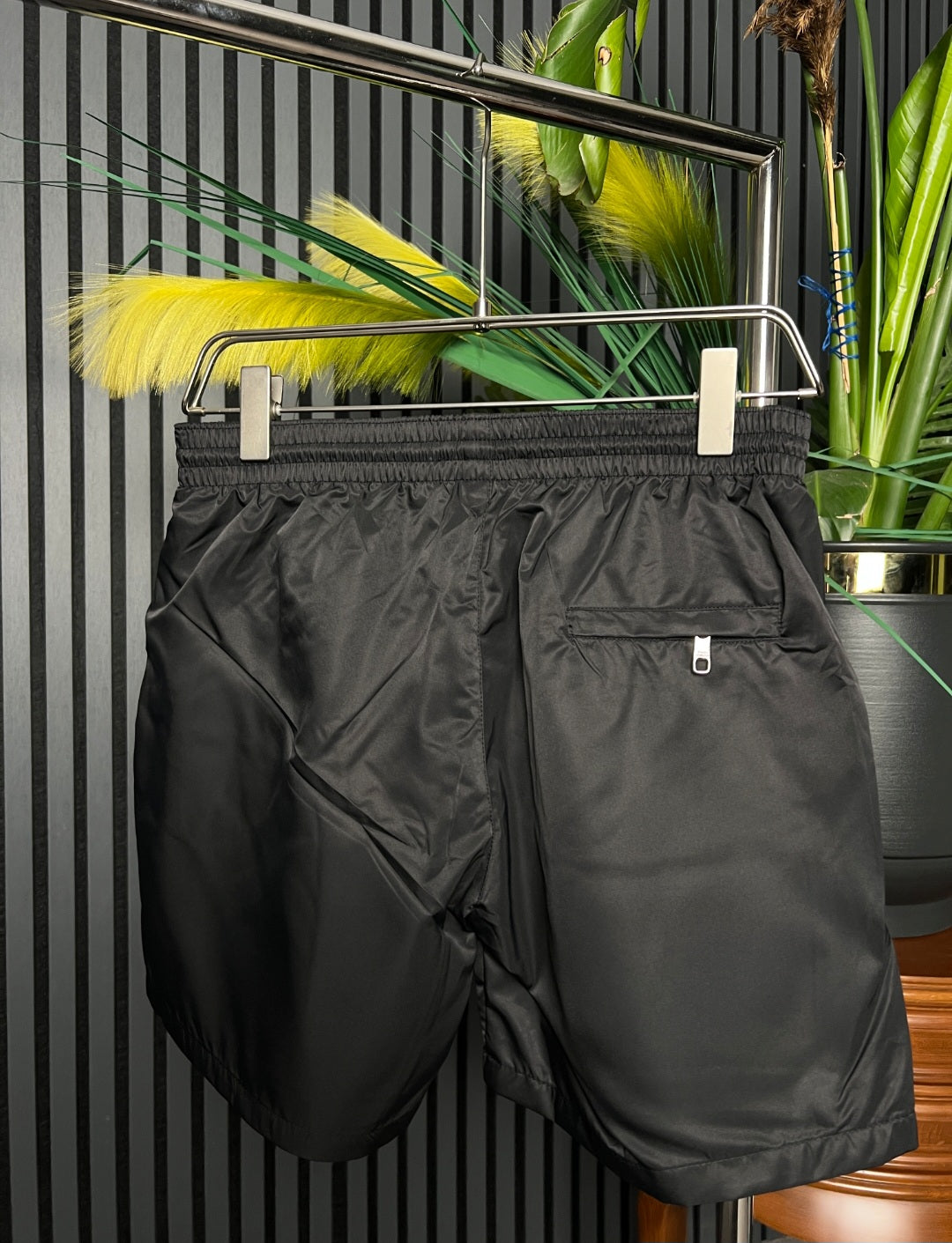 D&G Logo-plaque Black Swim Short For Men