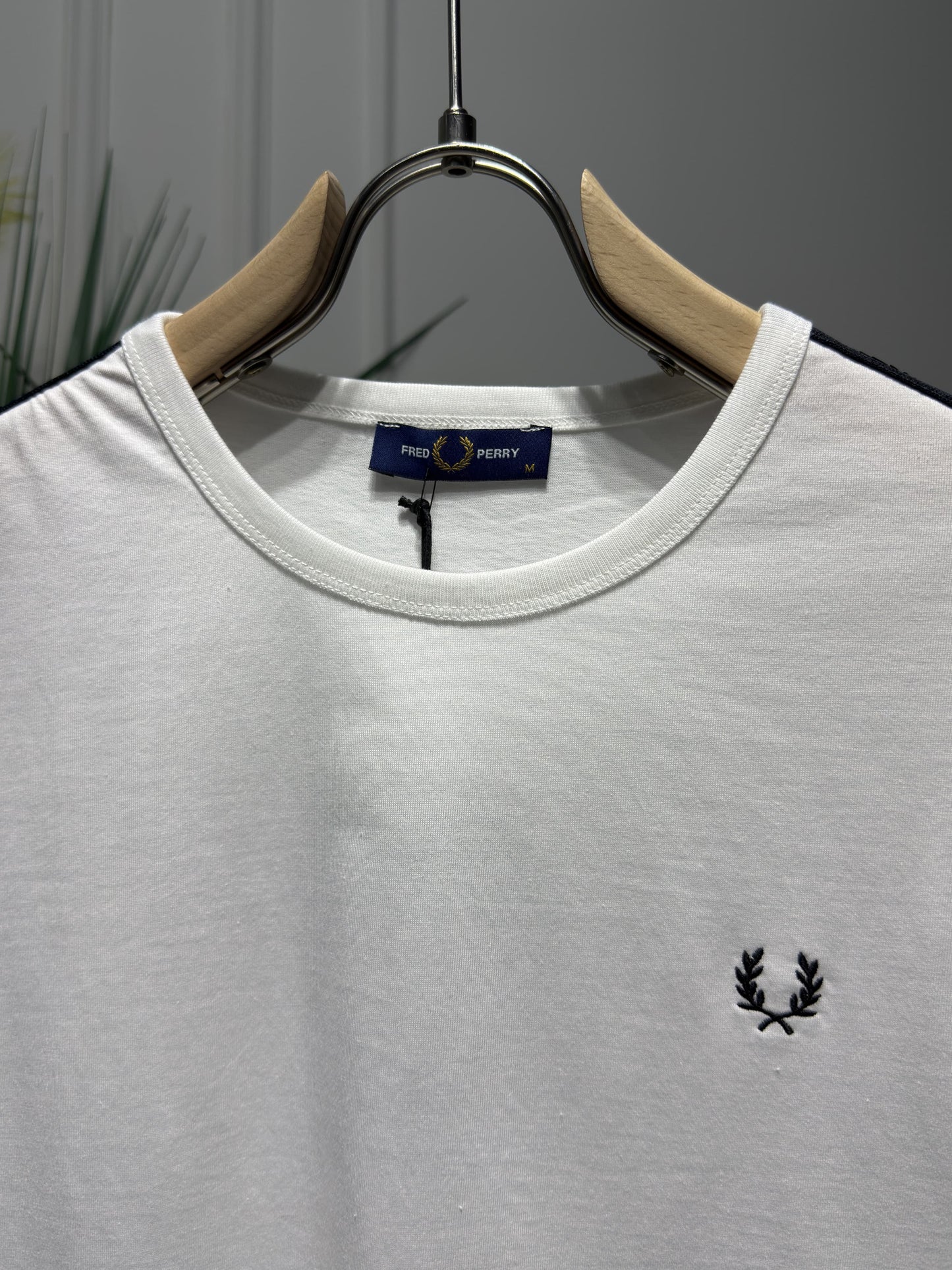 Fred Perry Logo Embroidered Slim fit Tshirt For Men