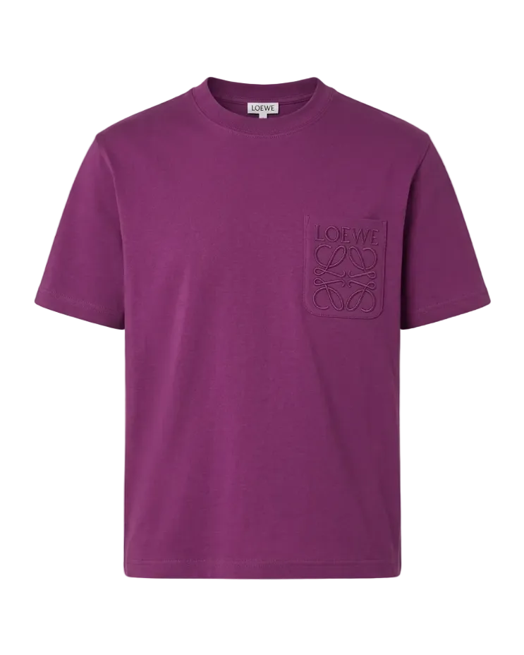 Anagram Embroidered Logo Pocket Tshirt For Men