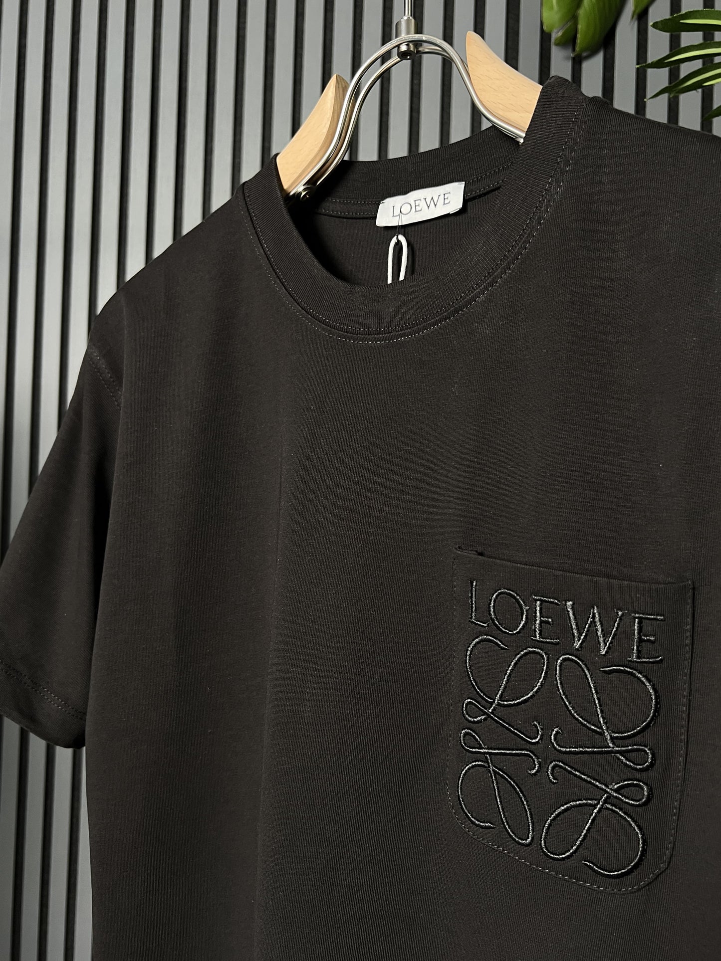 Loewe Embroidered Logo Pocket Tshirt For Men