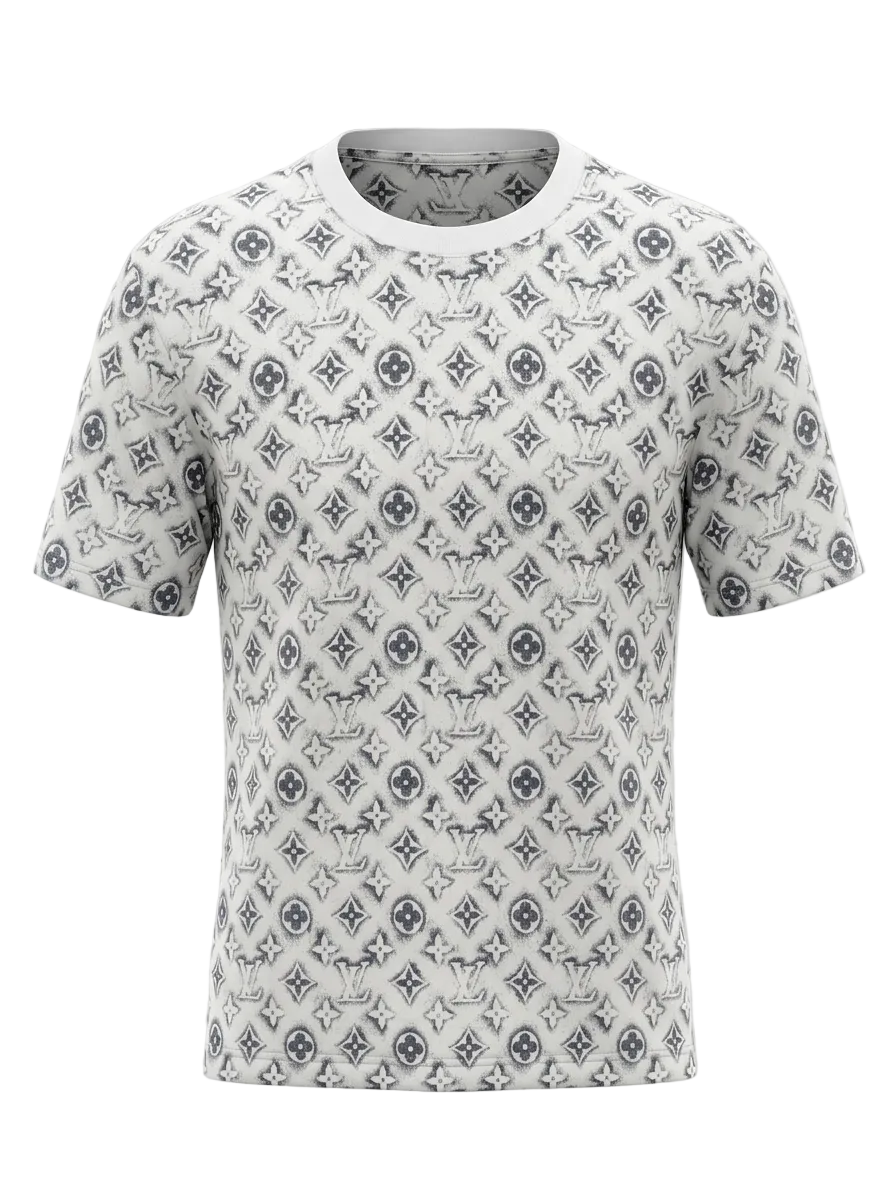 LV Logo Printed Tshirt For Men
