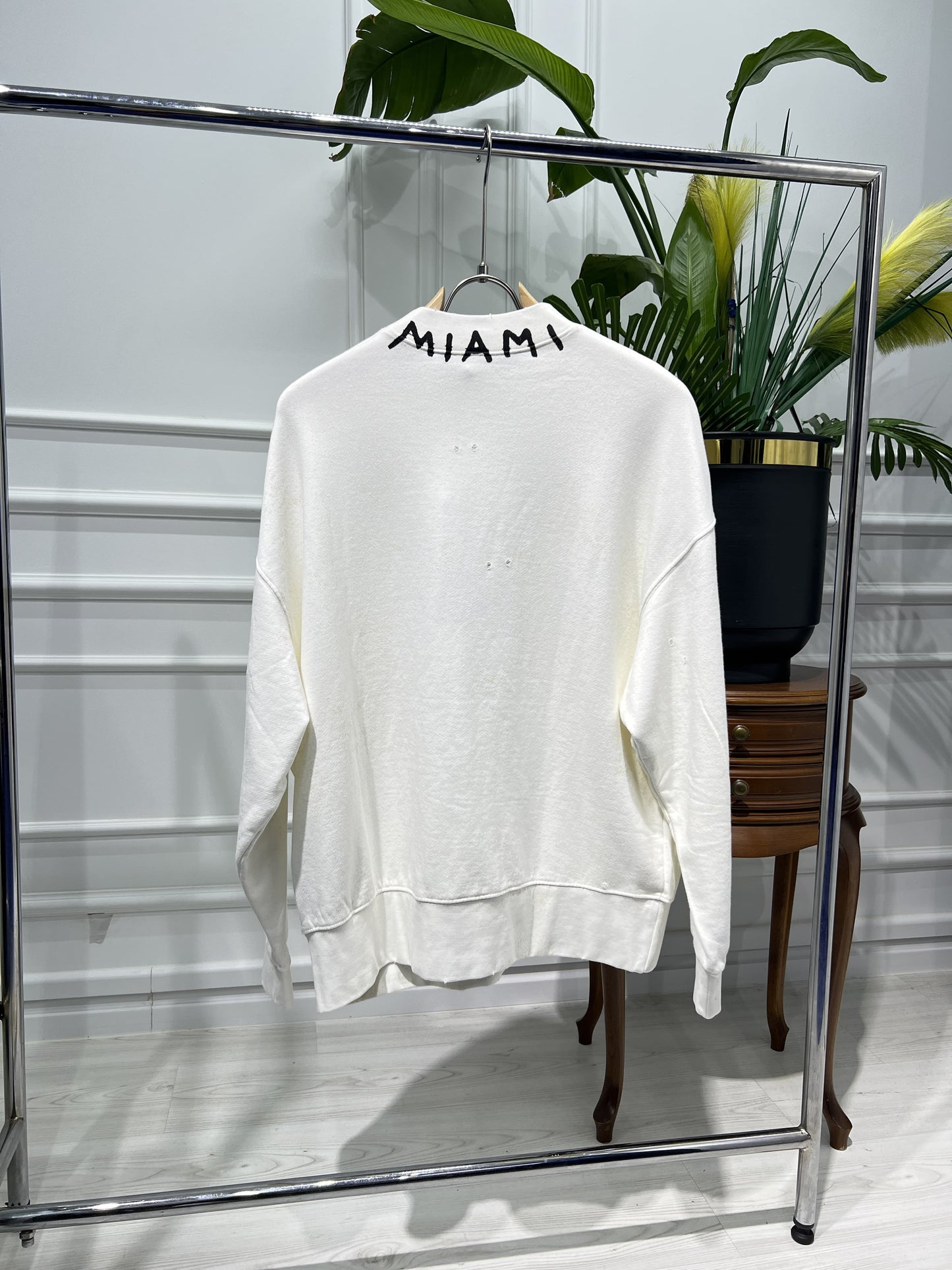 Palm Angels dirty/cutting sweatshirt for men