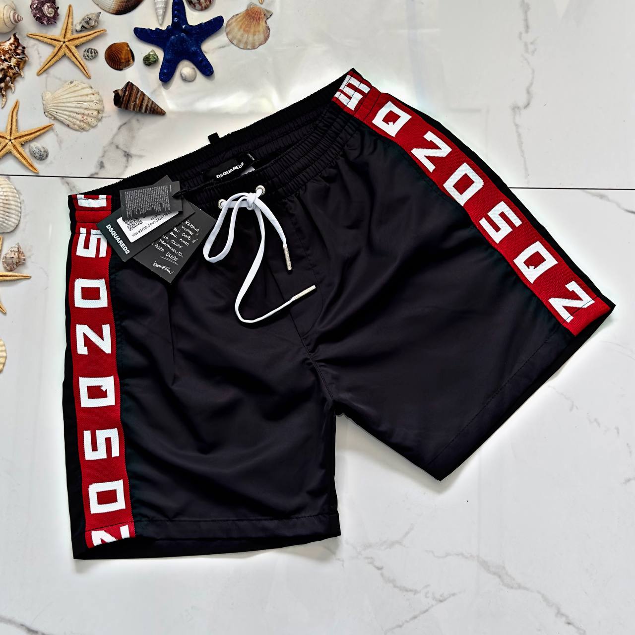 DSQ2 Black Swimshort For Men