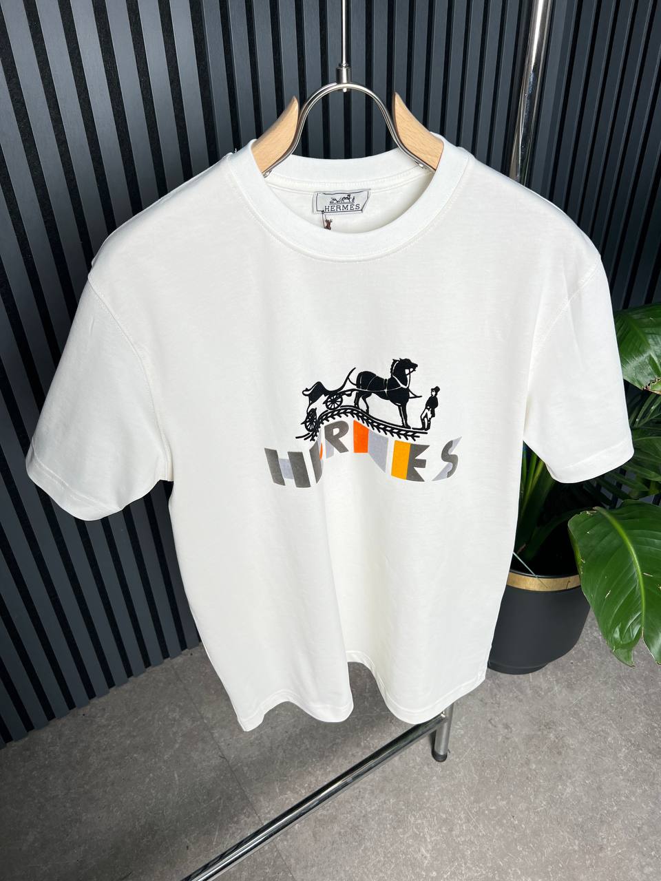 Hermes Offwhite Tshirt For Men