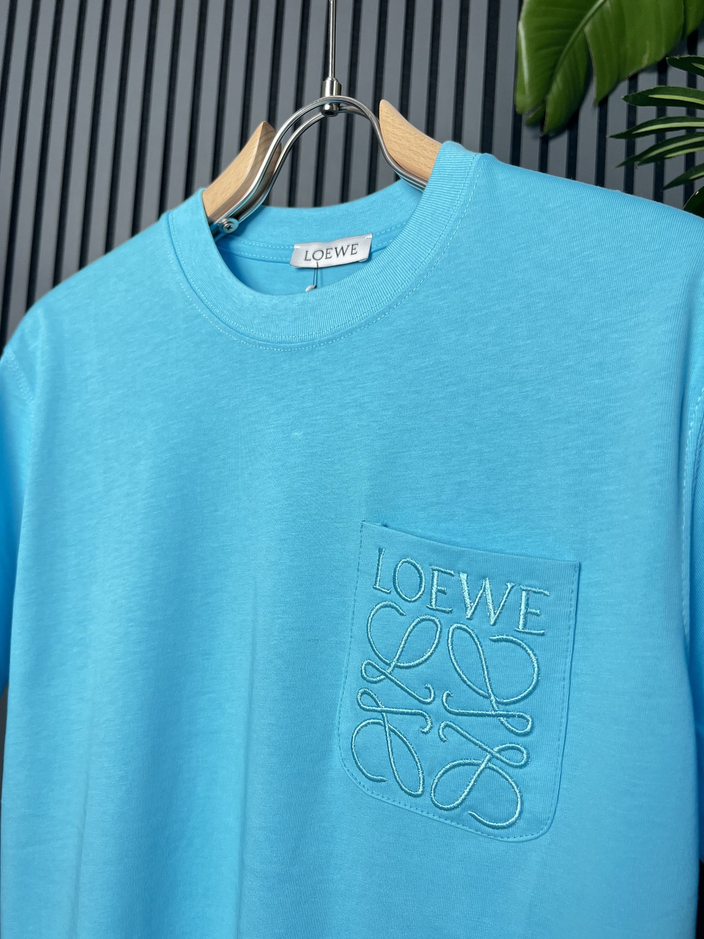 Loewe Embroidered Logo Pocket Tshirt For Men