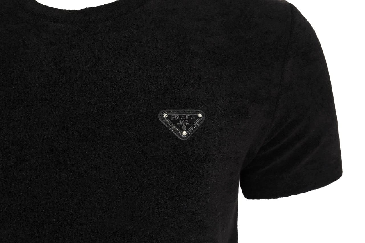 Terry Black Tshirt For Men