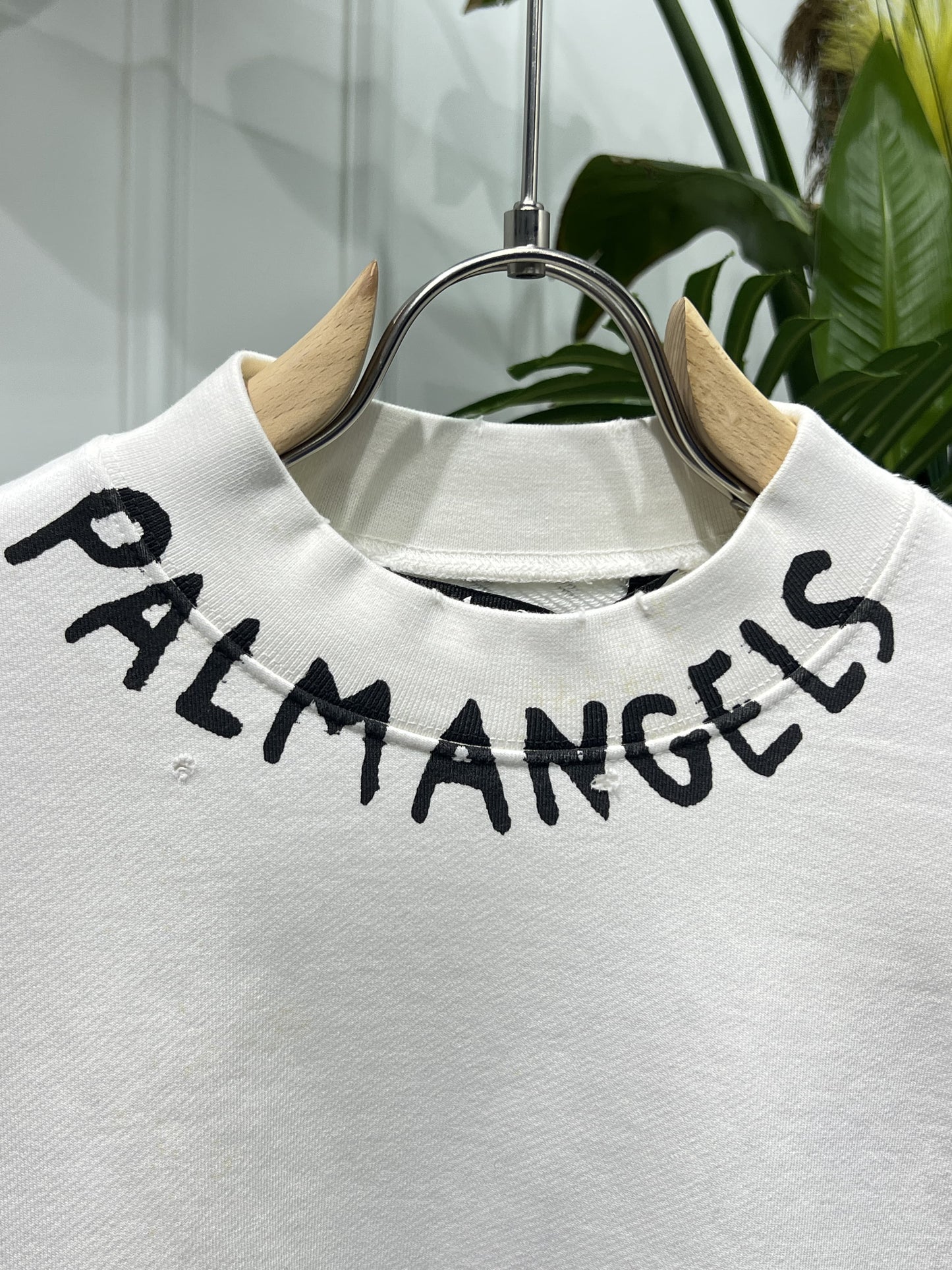 Palm Angels dirty/cutting sweatshirt for men