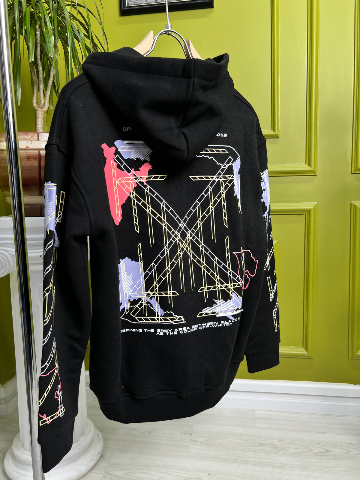 Off-White Arrows-print Zip-up Hoodie for Men