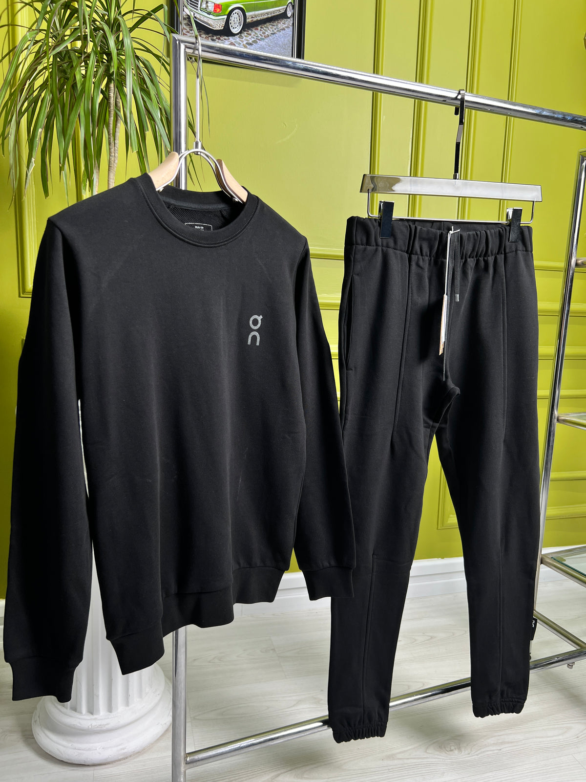 ON Cloud Black Cotton Set For Men