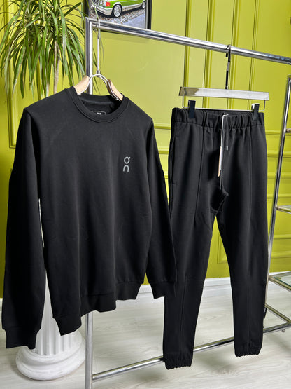 ON Cloud Black Cotton Set For Men
