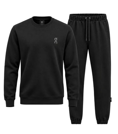 ON Cloud Black Cotton Set For Men