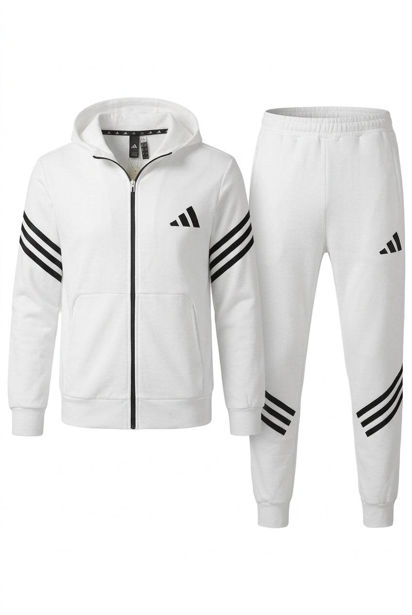 Adidas Full-Zip Hooded Set For Men