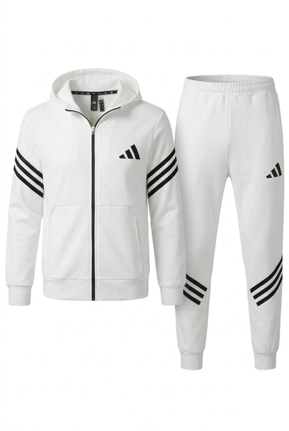 Adidas Full-Zip Hooded Set For Men