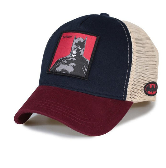 BATMAN NAVY/DARK RED UNISEX CAP
