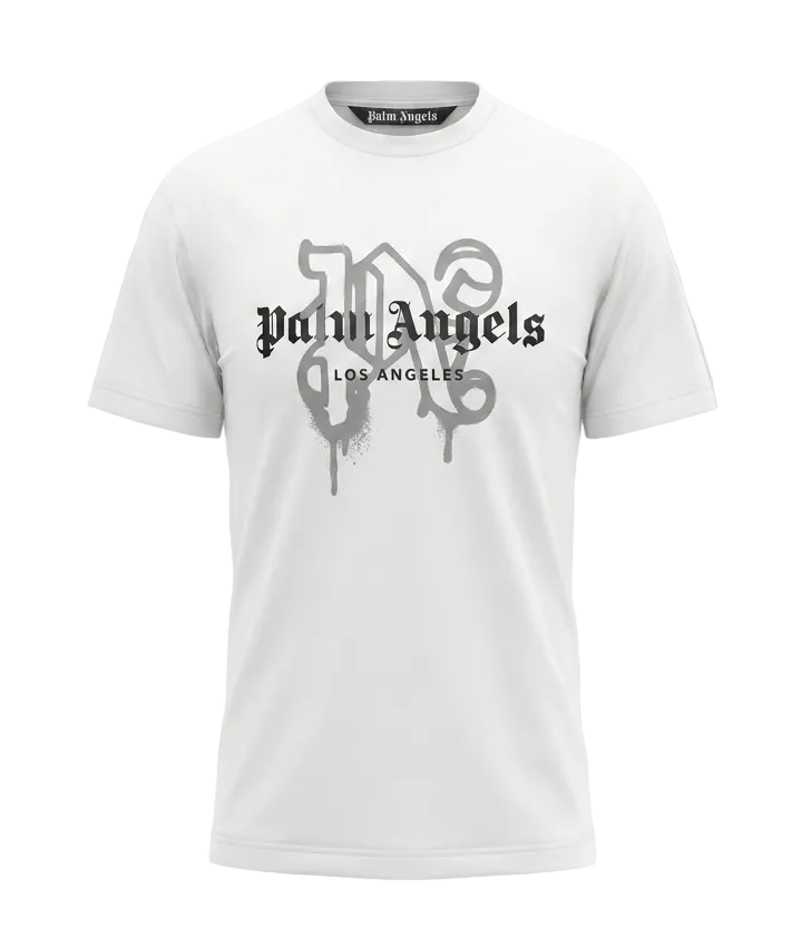 Los Angeles Monogram Print Slimfit Tshirt For Men