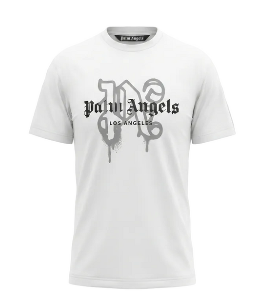 Los Angeles Monogram Print Slimfit Tshirt For Men