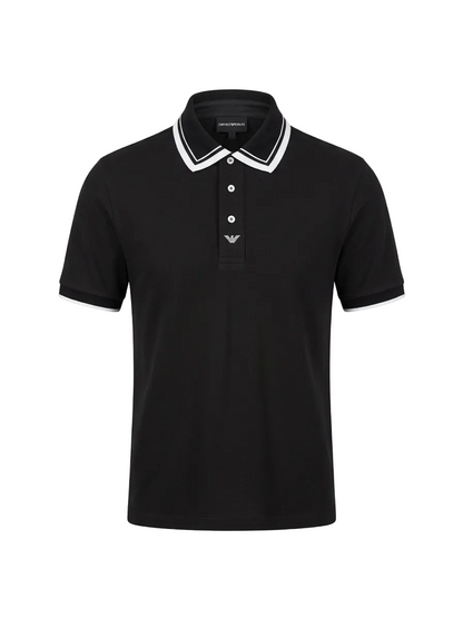 Emoprio Armani Black Polo Tshirt For Men