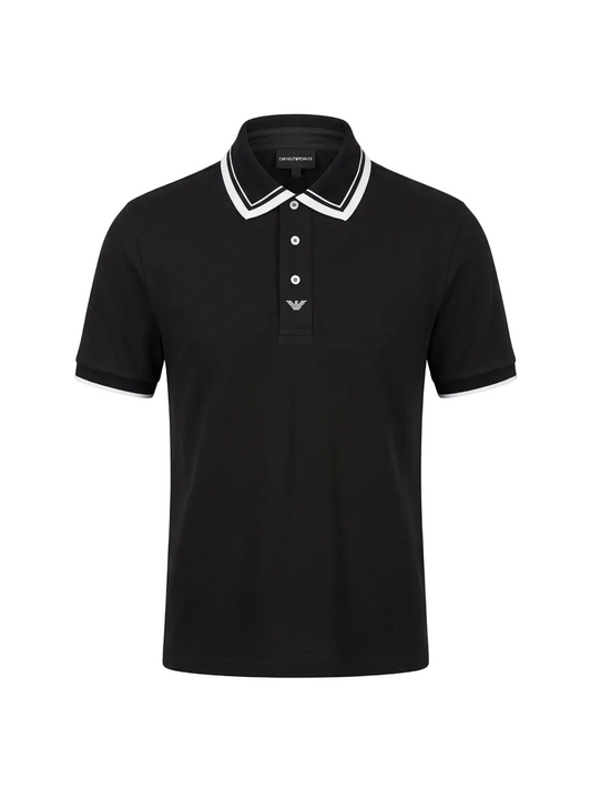 Emoprio Armani Black Polo Tshirt For Men