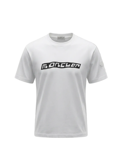 MONCLER Logo Printed Relaxed Fit Tshirt For Men