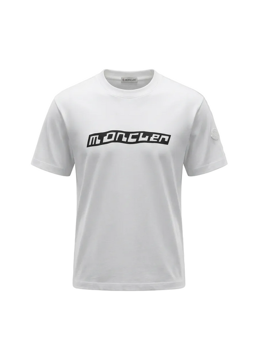 MONCLER Logo Printed Relaxed Fit Tshirt For Men