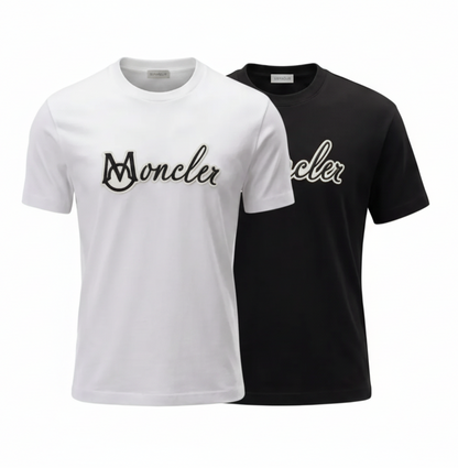 Moncler Embroidered Logo Tshirt For Men