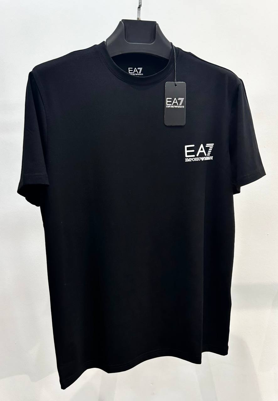 EA7 Black Tshirt For Men