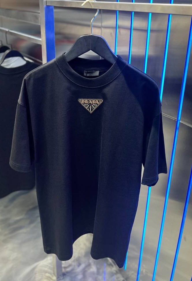 Prada Black Oversized Tshirt For Men