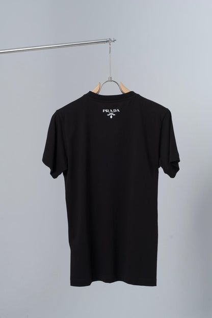 Octopus Logo Printed Black Tshirt For Men