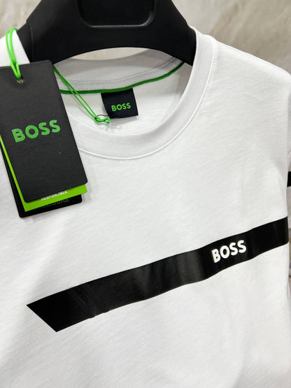 BOSS Whtie Tshirt For Men