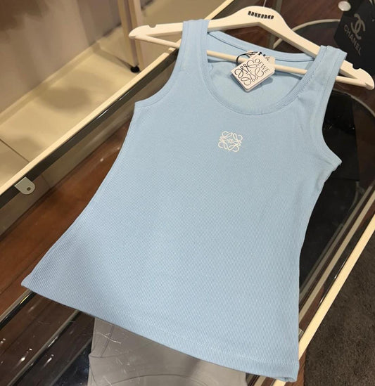 Anagram Light Blue Tank Top For Women