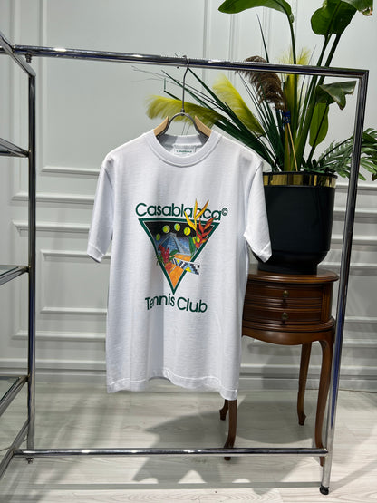Casablanca tennis club White Tshirt For Men