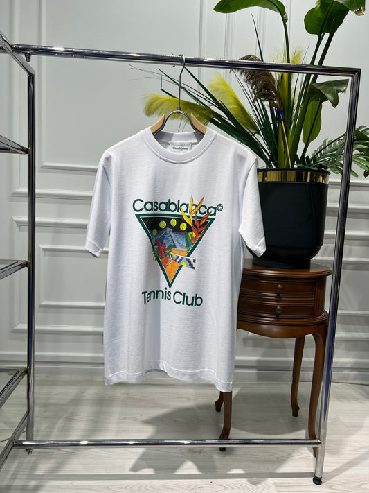 Casablanca tennis club White Tshirt For Men