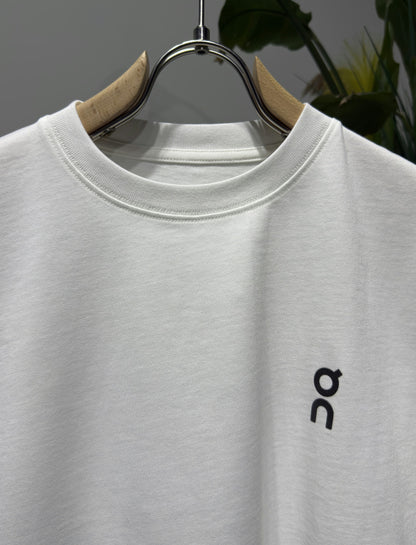 ON Rubber Logo White Tshirt For Men