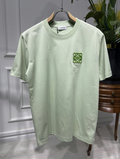 Chamois Embroidered Logo Light Green Tshirt For Men