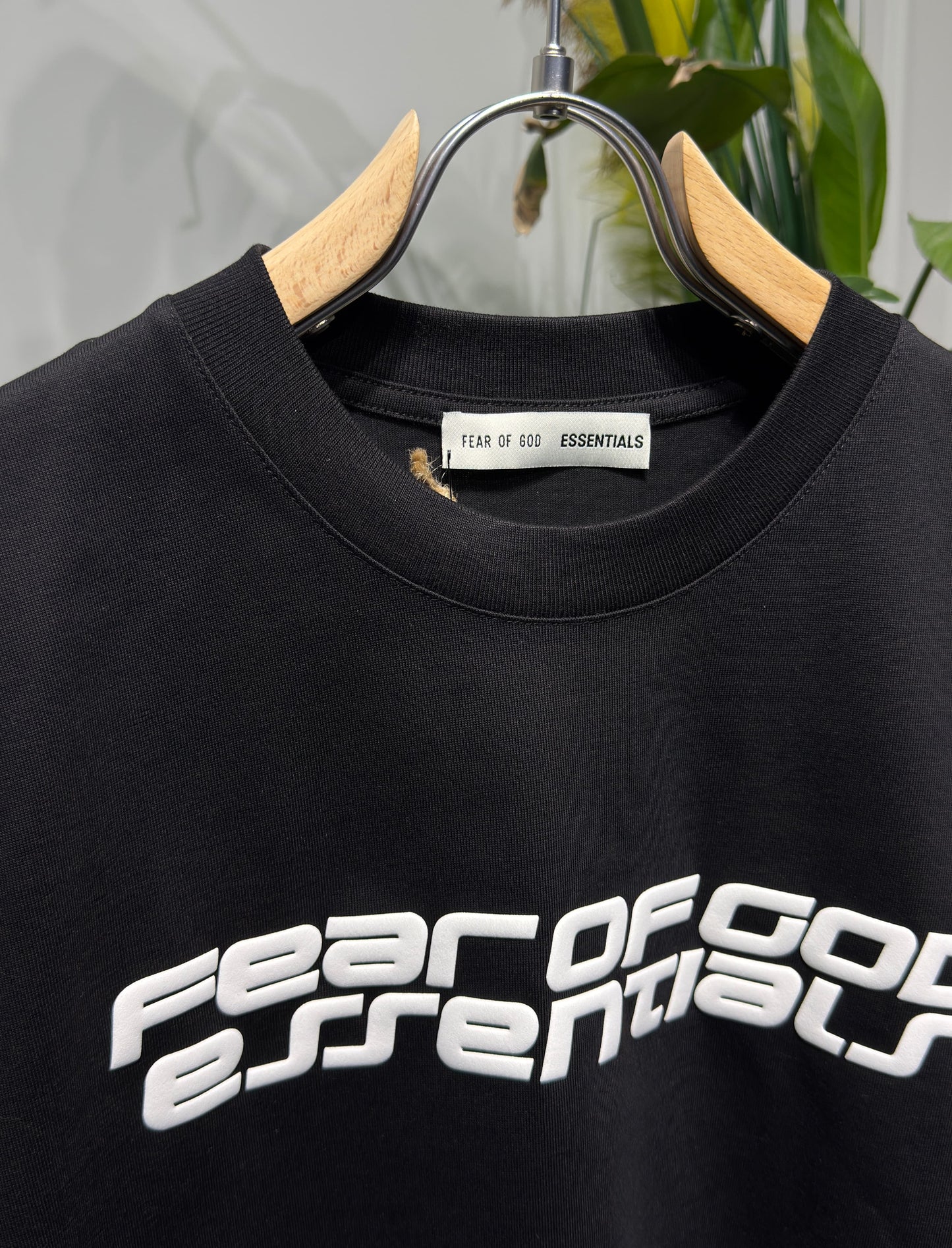 FOG Puff-Printed Logo Black Tshirt For Men