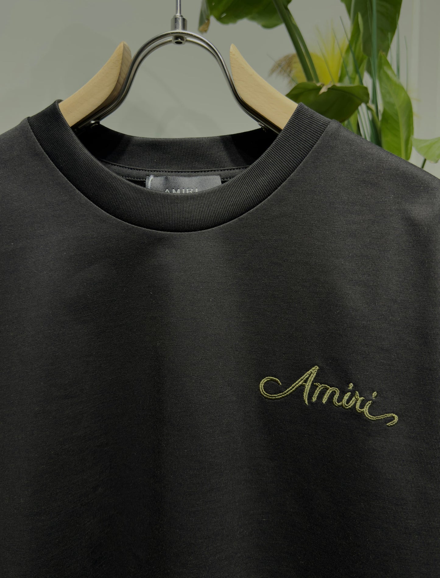 Amiri Bandana Embroidered Logo Relaxed Fit Tshirt For Men