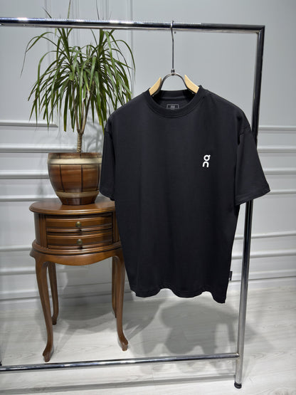On Black Relaxed-fit Tshirt For Men