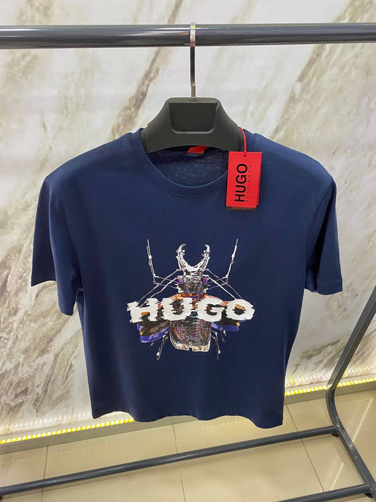 Hugo Boss Navy Slimfit Tshirt For Men