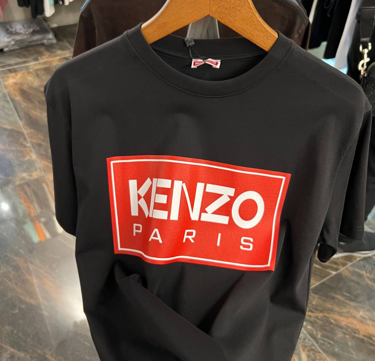 Kenzo Paris Logo Printed Tshirt For Men