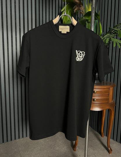 Vg Patch Black Tshirt For Men