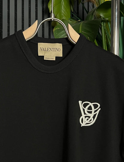 Vg Patch Black Tshirt For Men