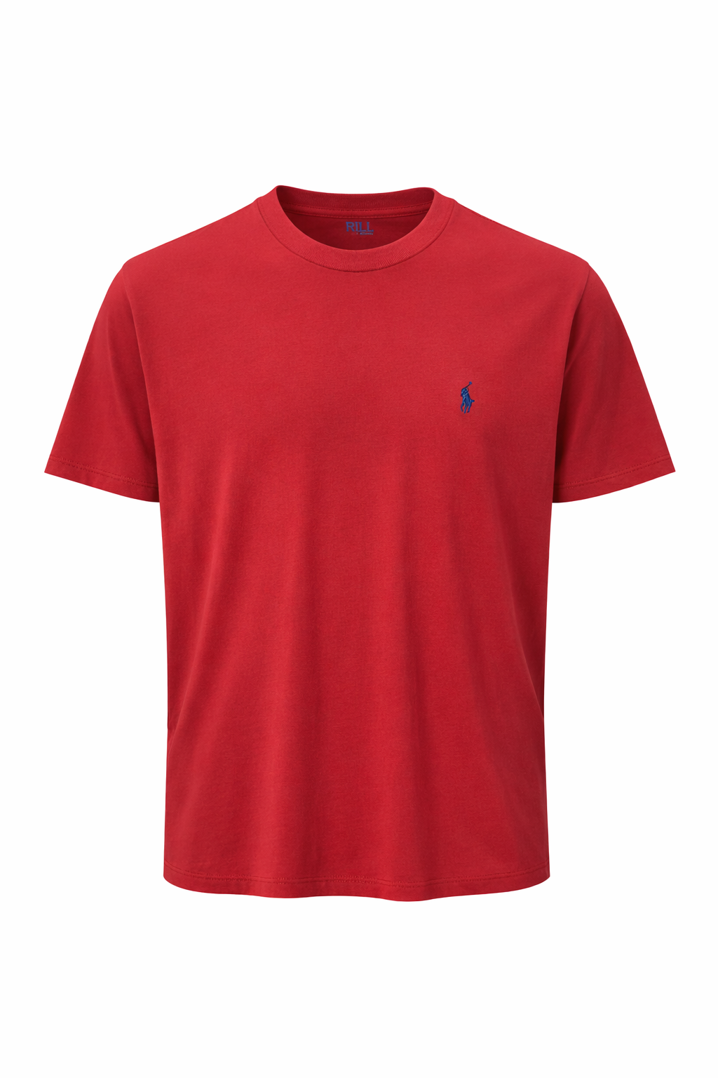 RL Embroidered Logo Red Tshirt For Men