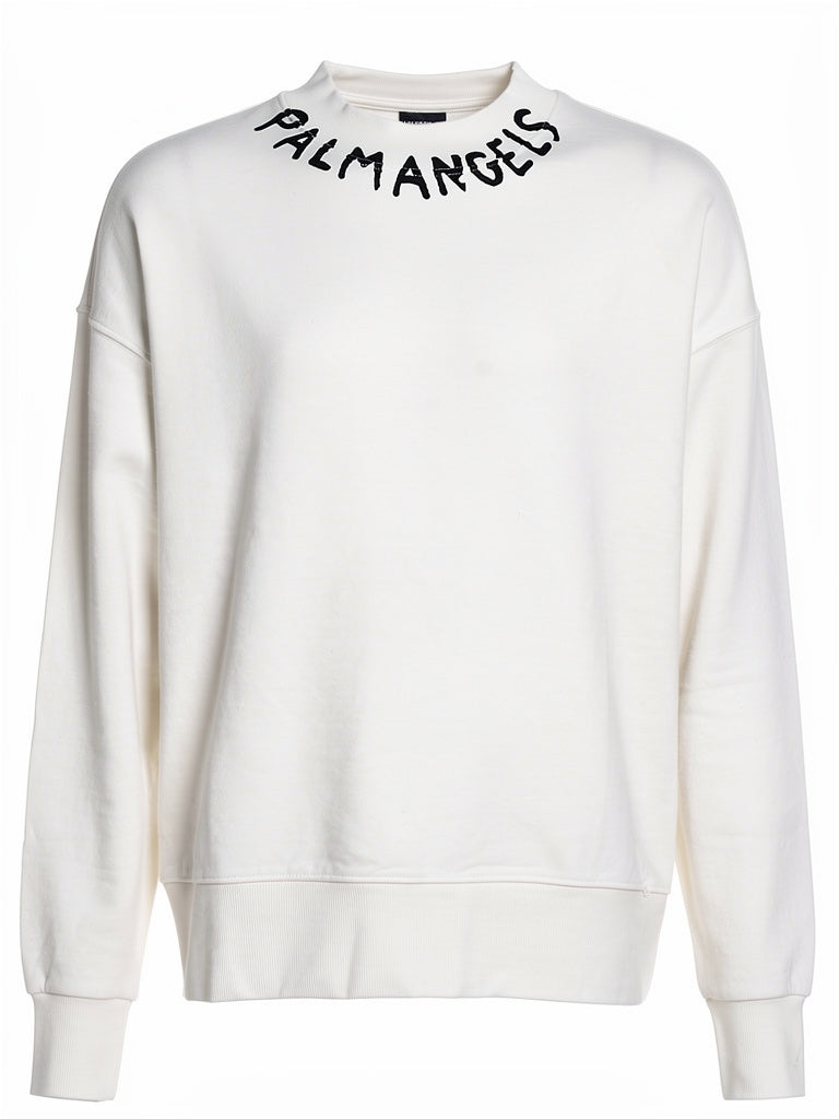 Palm Angels stain/cutting Oversized sweatshirt for men