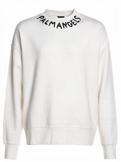 Palm Angels stain/cutting Oversized sweatshirt for men
